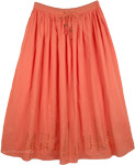 Persimmon Sequin Full Petticoat Skirt