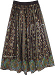 Smoky Affair Peasant Layered Skirt