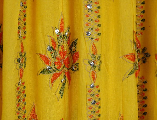Marigold Magic Sequin Flow Dance Skirt