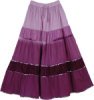 Vintage Velvet Purple Skirt with Sequins