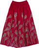 Sundance Magic Paisley Sequin Cotton Skirt