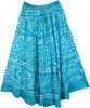 Blue Belle Sparkle Blue Long Skirt 34L