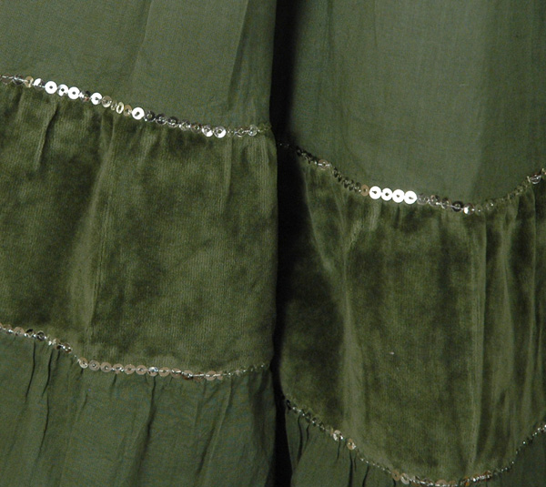 Dream Fashion Long Skirt Green