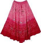 Pink Aesthetics Bohemian Designer Skirt 34L