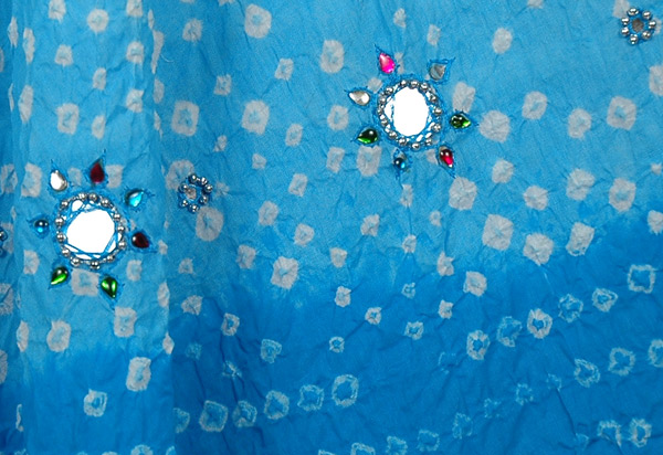 Blue Belle Sparkle Blue Long Skirt 34L