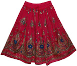 Shiraz Sequin Short Skirt