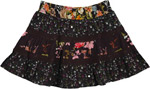 Happy Go Black Short Skirt