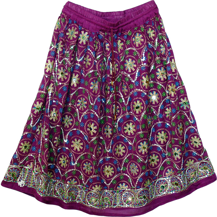 Kimberly Sequin Short Skirt