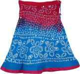 Middle Way Cotton Tie Dye Short Skirt