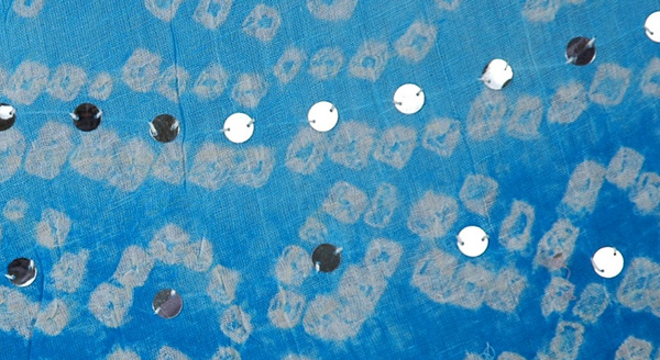 Beach Breeze Cotton Tie Dye Blue Short Skirt