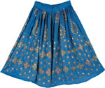 Denim Blue Sizzling Short Skirt