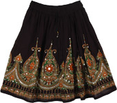 Sahara Black Short Skirt