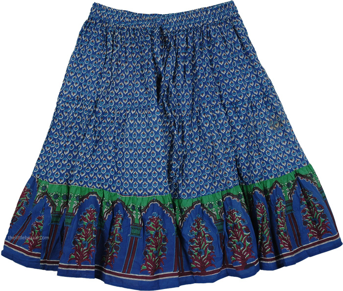 Blue Bay Cotton Short Skirt