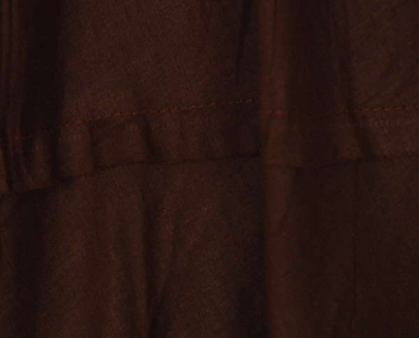 Boho Brown Tiered Short Skirt