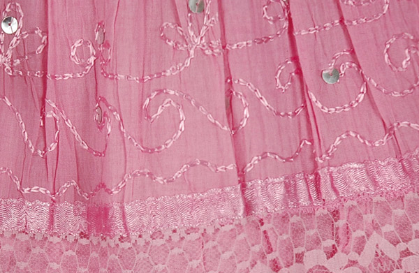 Cabaret Ombre Cotton Below The Knee Skirt