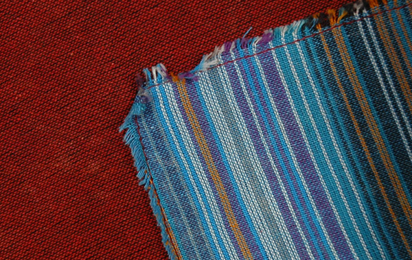 Old Brick Stripes Patchwork Wrapper Skirt