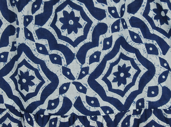Blue Bay Cotton Short Knee Length Skirt