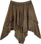 Handkerchief Hem Saddle Texas Ranch Skirt