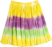 Sunny Short Skirt Summer Fun in Pastels