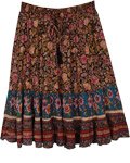 Wild Things Safari Swirl Boho Midi Skirt