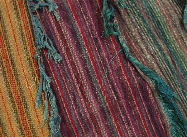 Earthen Tone Short Knee Length Gypsy Skirt with Fringes