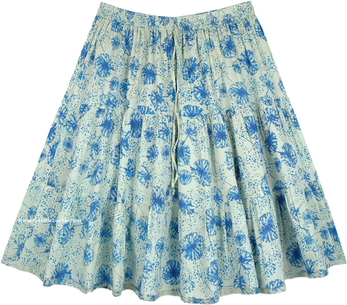 Blue Dandelion Summer Vibes Short Summer Skirt | Short-Skirts | Blue ...