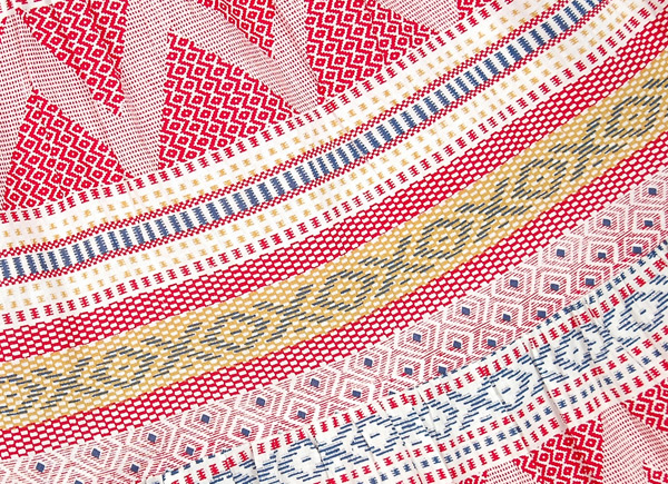 Fiesta Red Full Cotton Short Skirt for Summer