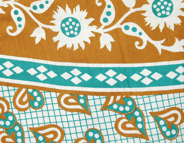 Indian Ethnic Elephant Print Short Skirt in Sea Green