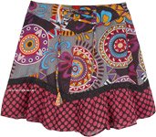 Mini Cotton Boho Gypsy Skirt for Summer [6337]