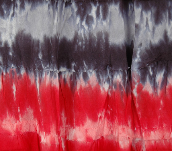 Forest Hippie Tie Dye Cotton Short Skirt