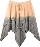 Color Block Hi Low Rodeo Country Skirt [7267]