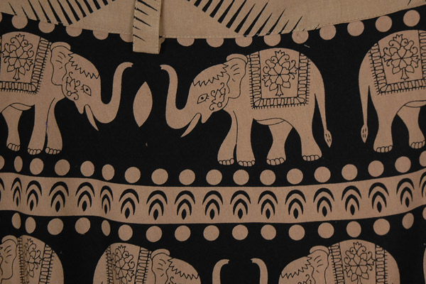 Elephant Parade Plus Short Cotton Wrap Around Skirt