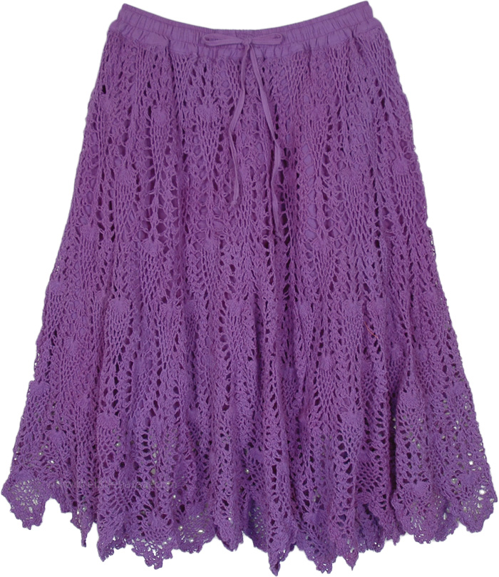 Violet Paradise Crochet Pattern Skirt