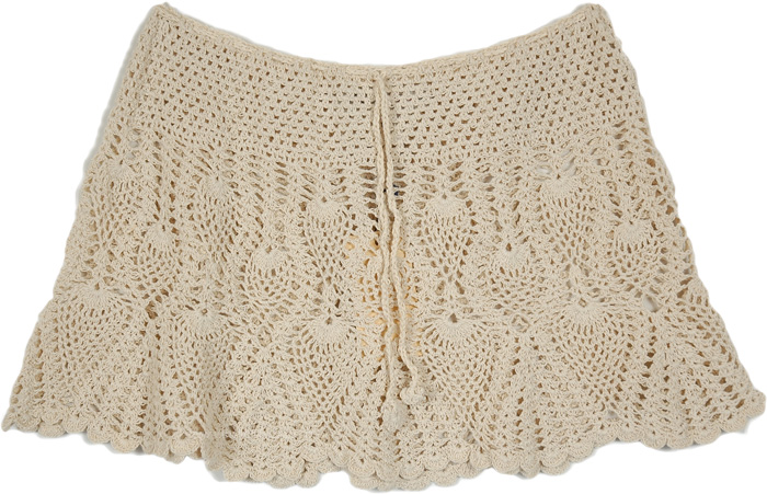 Vanilla Sugar Crochet Pattern Skirt with Drawstring Waist