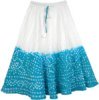 Bahamas Beach Tie Dye Cotton Summer Long Skirt