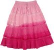 Cabaret Ombre  Cotton Below The Knee Skirt