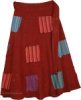 ink Blue Summer Waves Tie Dyed Long Cotton Skirt