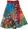 Boho All Season Wrap Around Short Skirt