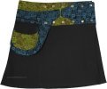 Short Snap Wrap-Skirt with Pesto Fanny Pack