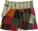 Kaleidoscope Snap Button Short Wrap Adventure Skirt