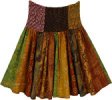 Marigold Caravan Smocked Knee Length Skirt