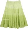 Camouflage Green Tie Dye Cotton Wide Pants