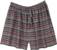 Foliage Striped Cotton Day to Night Shorts