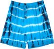 Olympic Blue Tie Dye Beach Summer Shorts