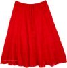 Festive Yellow Woven Gheri Cotton Wrap Around Skirt