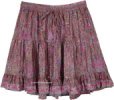 Bohemian Rhapsody Paisley Pink Skirt