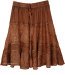 Metallic Copper Renfaire Garb Short Skirt