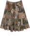 Wild Things Safari Swirl Boho Midi Skirt