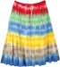 Happy Colors Bright Tie Dye Cotton Short Skirt
