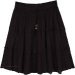 Restless Raven Tiered Cotton Short Skirt